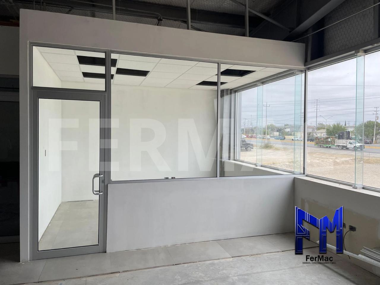 Corner office suite with aluminum glazing by FerMac — 2