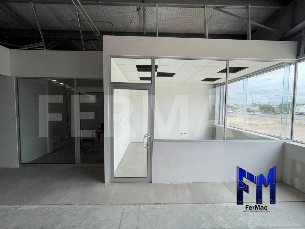 Corner office suite with aluminum glazing by FerMac