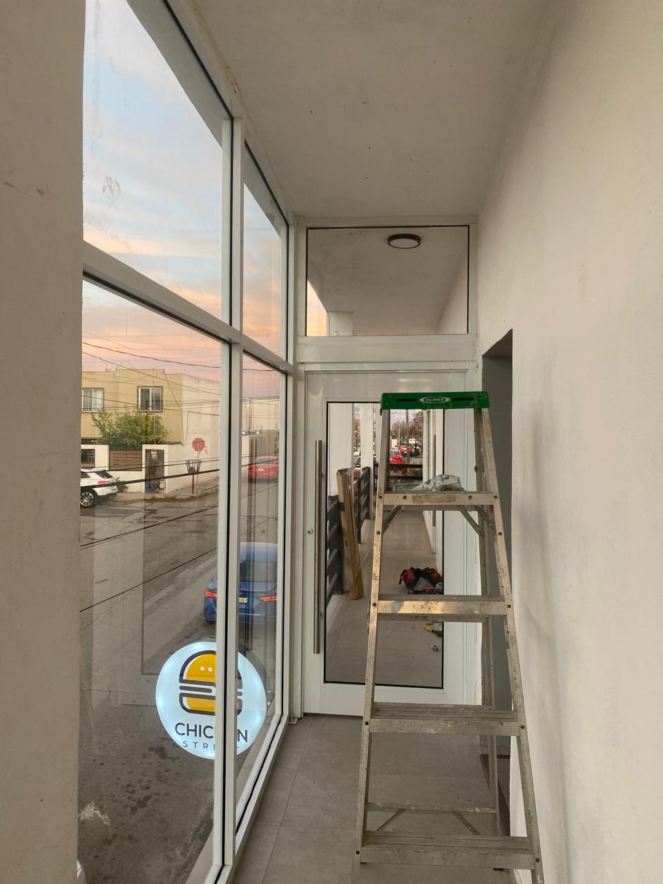 Retail storefront glass and aluminum entrance by FerMac